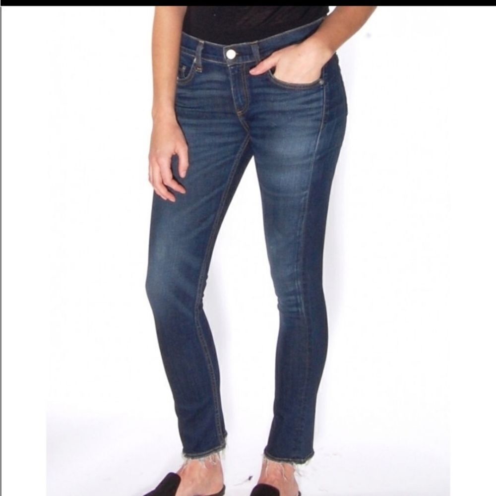 Rag & Bone Crop Frayd Doheny Jeans Size 28